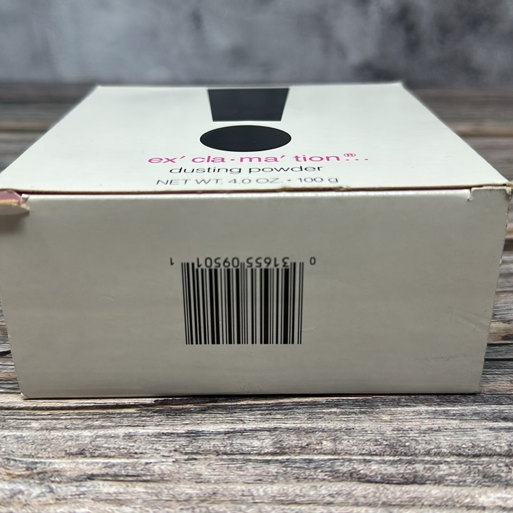 Exclamation! by Coty Vintage Sealed Dusting Powder with Puff 4.0 oz​ - Picture 2 of 8